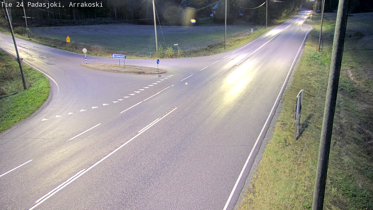 Weather Camera Image Väg 24 Padasjoki, Arrakoski, Padasjoki, Päijät-Häme