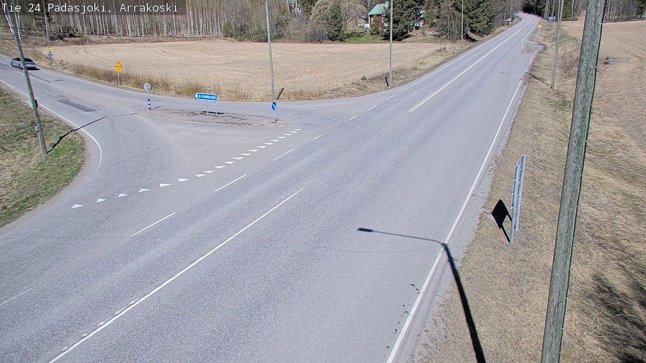 Weather Camera Image Väg 24 Padasjoki, Arrakoski, Padasjoki, Päijät-Häme