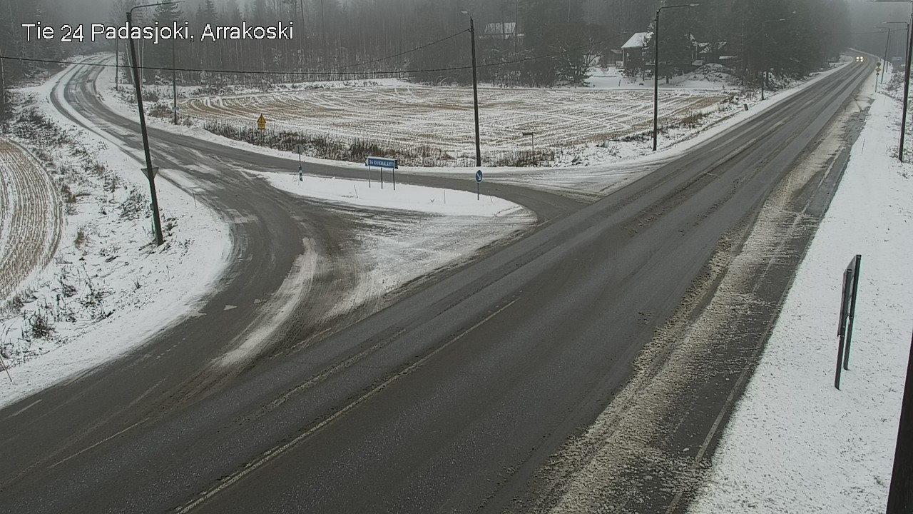 Weather Camera Image Road 24 Padasjoki, Arrakoski, Padasjoki, Päijät-Häme