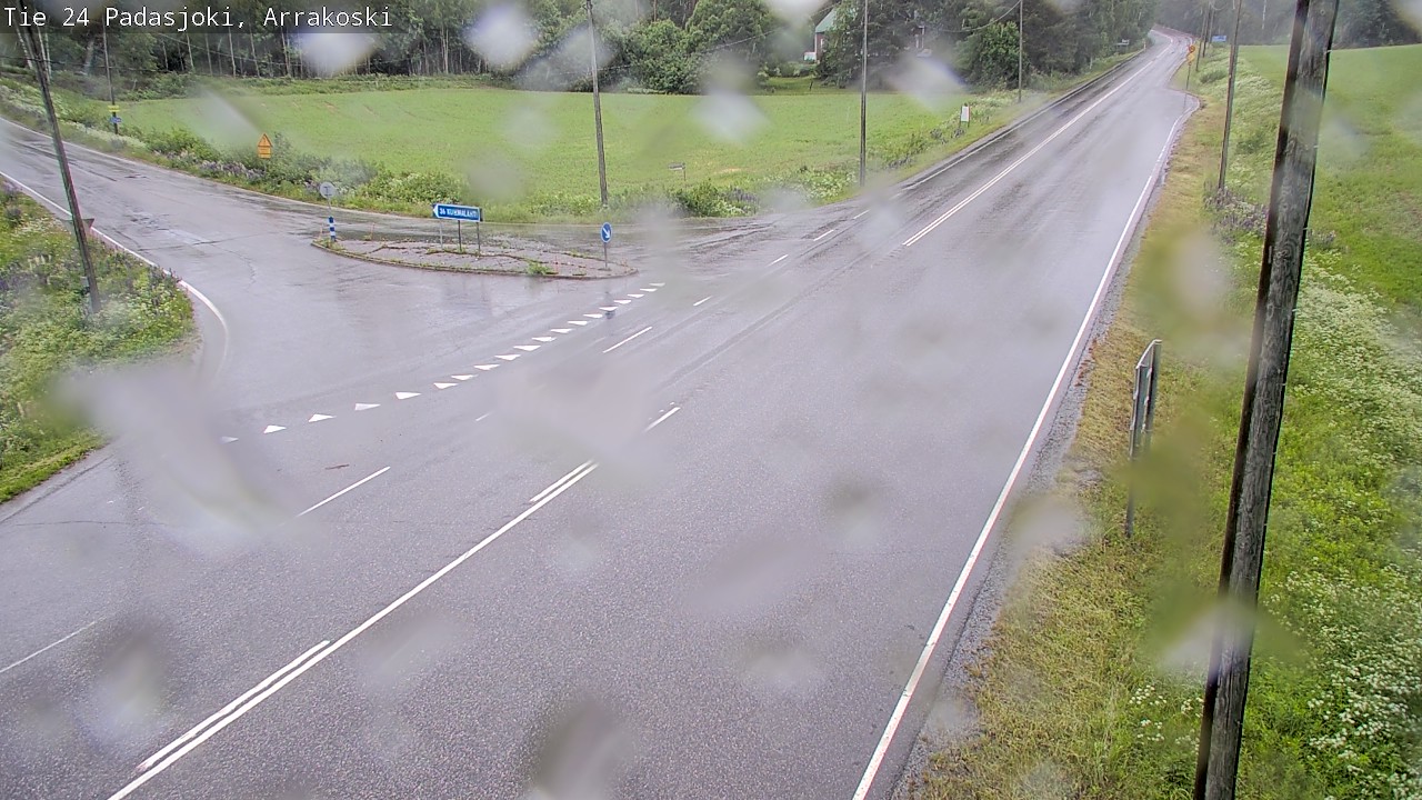 Weather Camera Image Väg 24 Padasjoki, Arrakoski, Padasjoki, Päijät-Häme