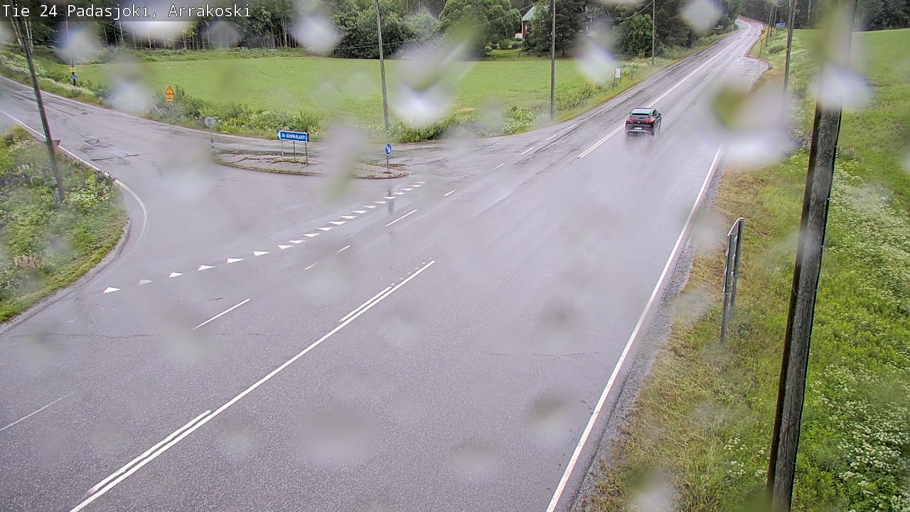 Weather Camera Image Väg 24 Padasjoki, Arrakoski, Padasjoki, Päijät-Häme