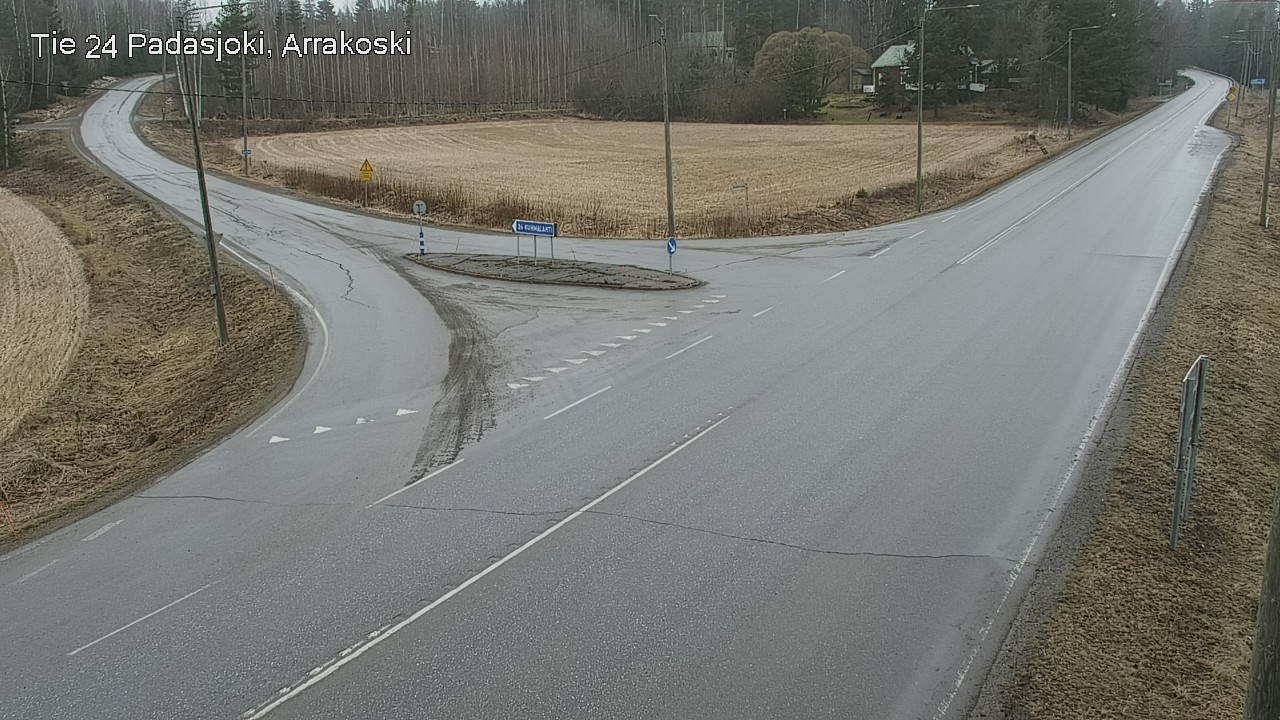 Weather Camera Image Väg 24 Padasjoki, Arrakoski, Padasjoki, Päijät-Häme