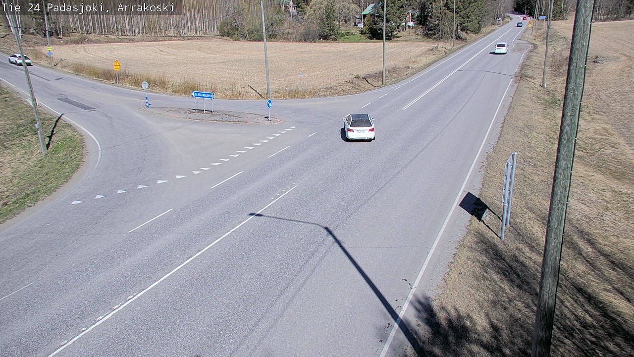 Weather Camera Image Väg 24 Padasjoki, Arrakoski, Padasjoki, Päijät-Häme
