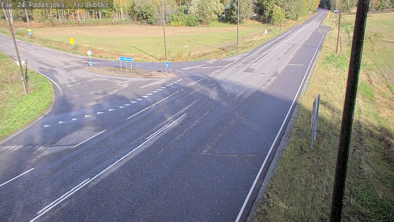 Weather Camera Image Väg 24 Padasjoki, Arrakoski, Padasjoki, Päijät-Häme