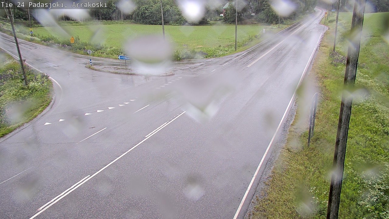 Weather Camera Image Väg 24 Padasjoki, Arrakoski, Padasjoki, Päijät-Häme