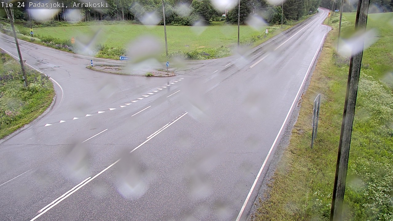 Weather Camera Image Väg 24 Padasjoki, Arrakoski, Padasjoki, Päijät-Häme