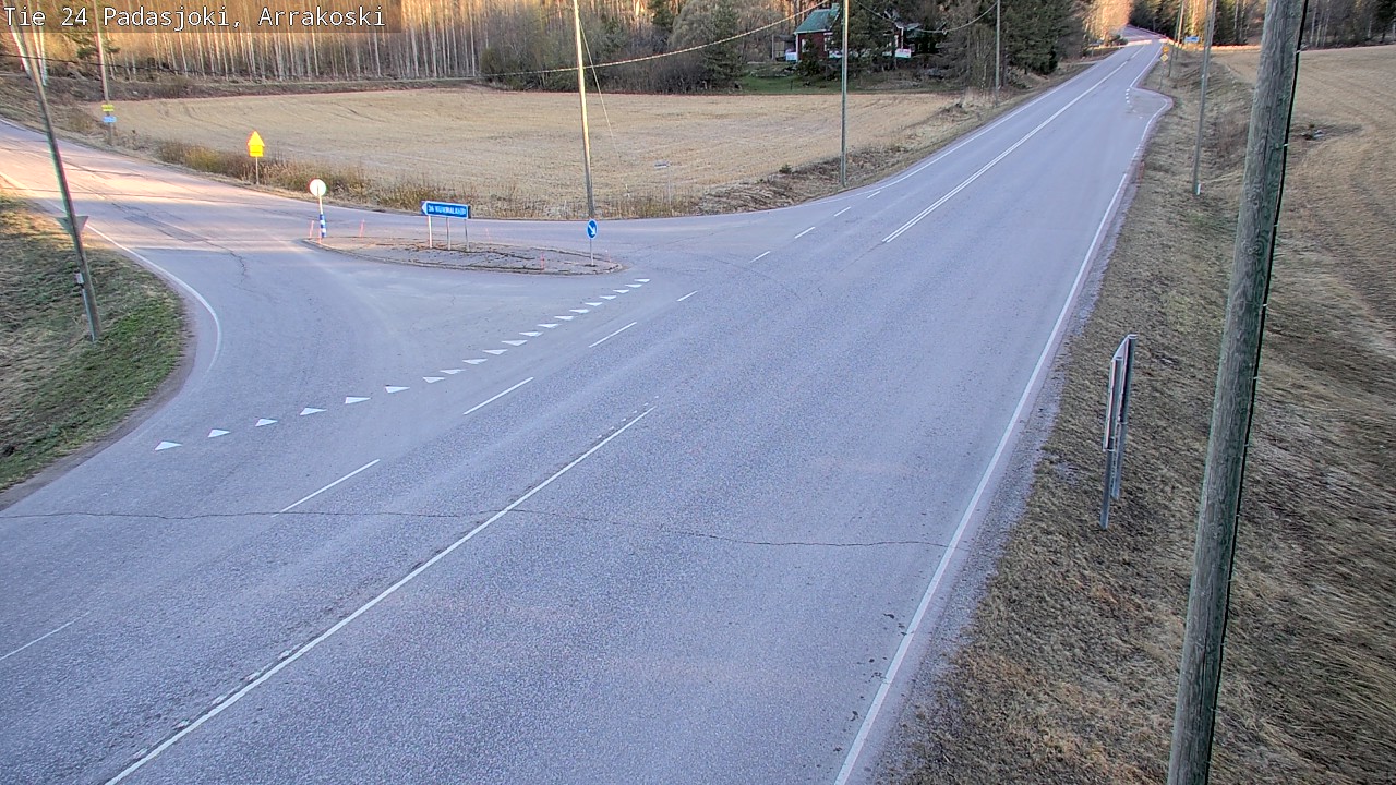Weather Camera Image Väg 24 Padasjoki, Arrakoski, Padasjoki, Päijät-Häme
