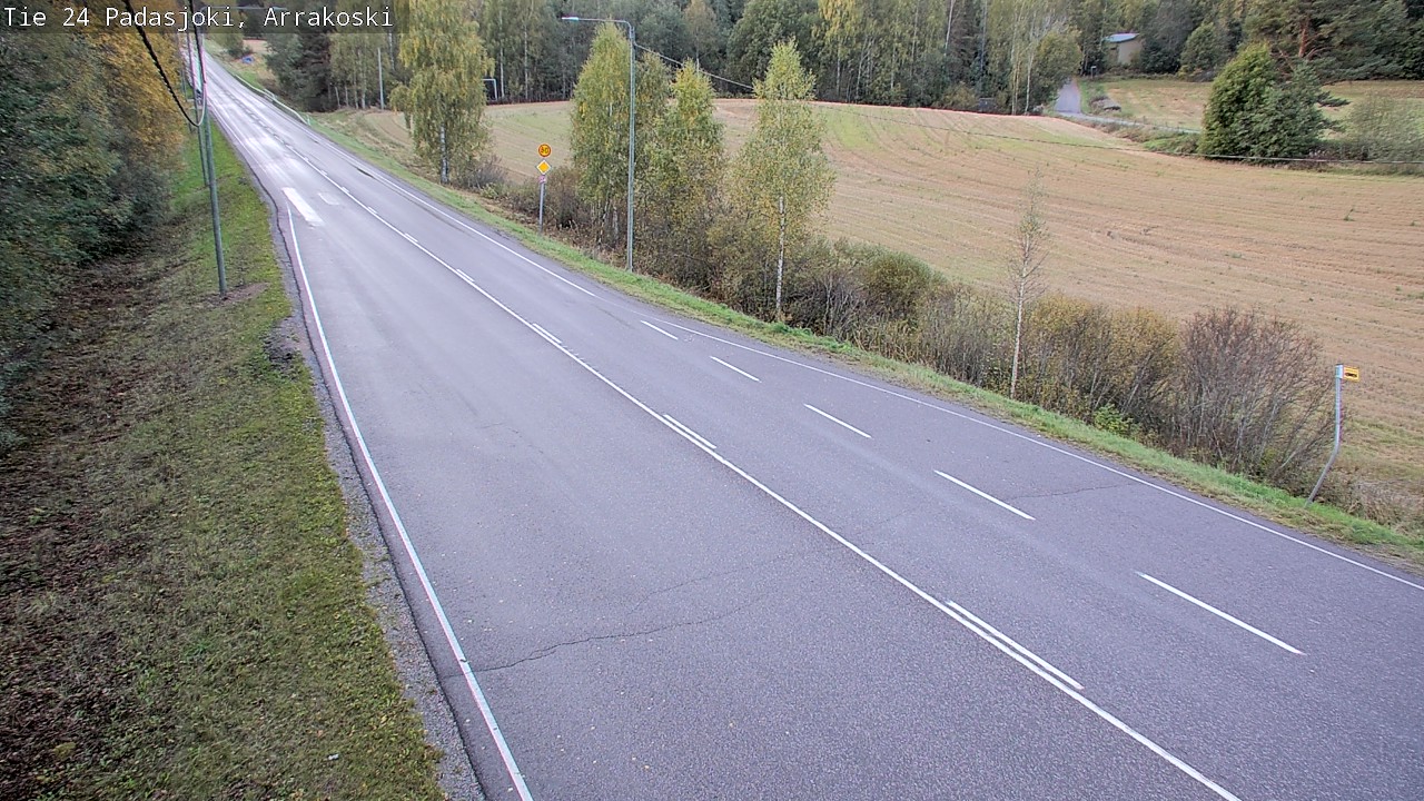 Weather Camera Image Road 24 Padasjoki, Arrakoski, Padasjoki, Päijät-Häme