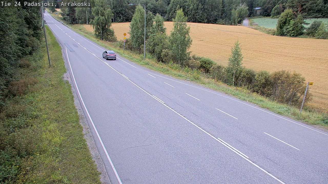 Weather Camera Image Road 24 Padasjoki, Arrakoski, Padasjoki, Päijät-Häme