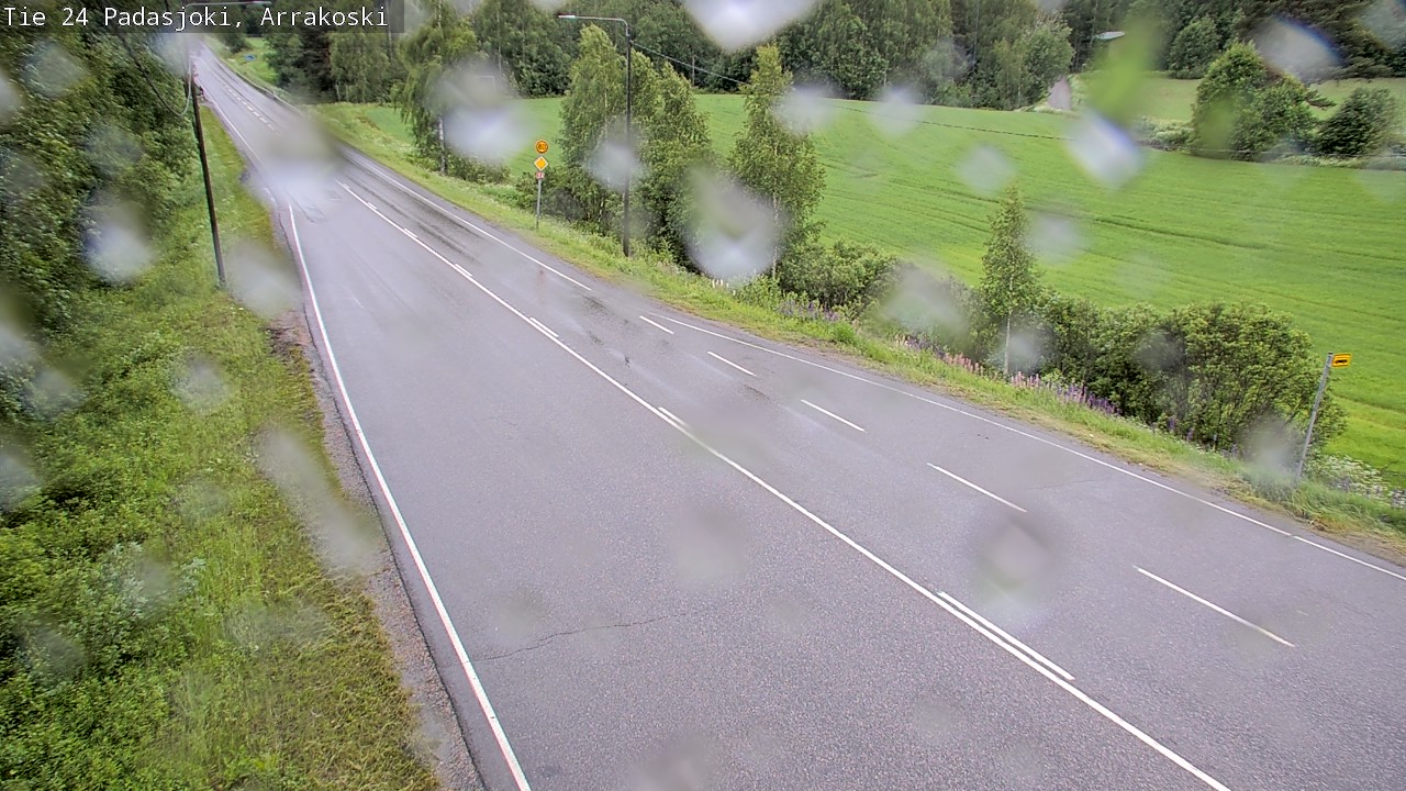 Weather Camera Image Väg 24 Padasjoki, Arrakoski, Padasjoki, Päijät-Häme