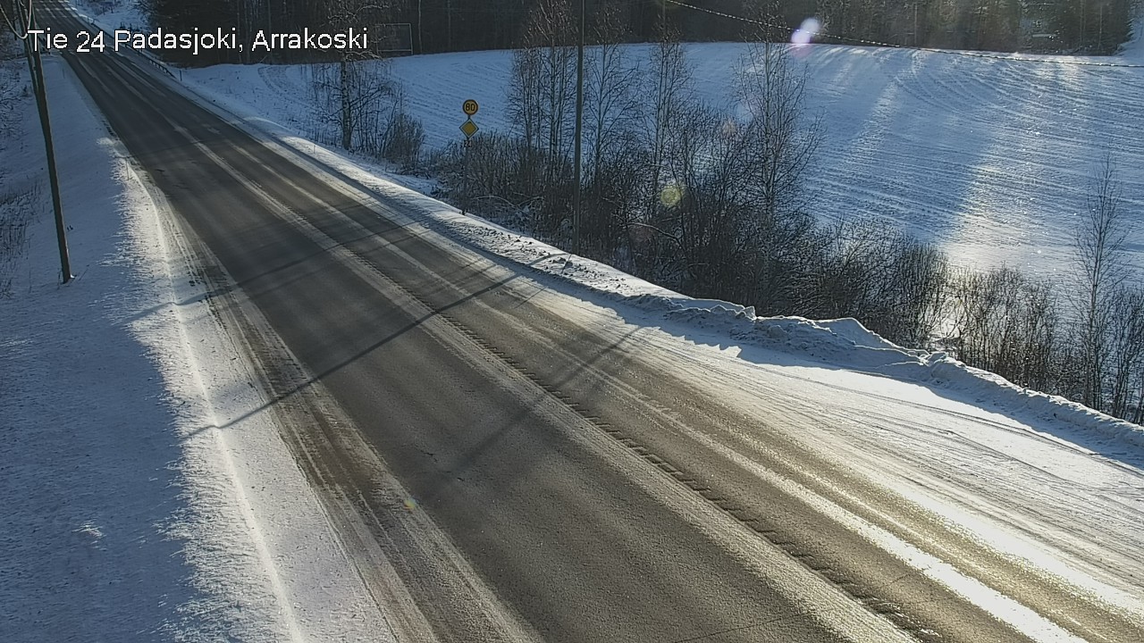 Weather Camera Image Road 24 Padasjoki, Arrakoski, Padasjoki, Päijät-Häme