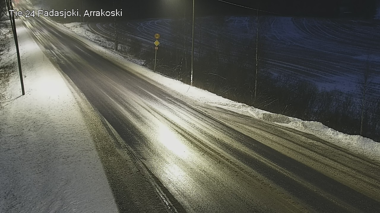 Weather Camera Image Väg 24 Padasjoki, Arrakoski, Padasjoki, Päijät-Häme