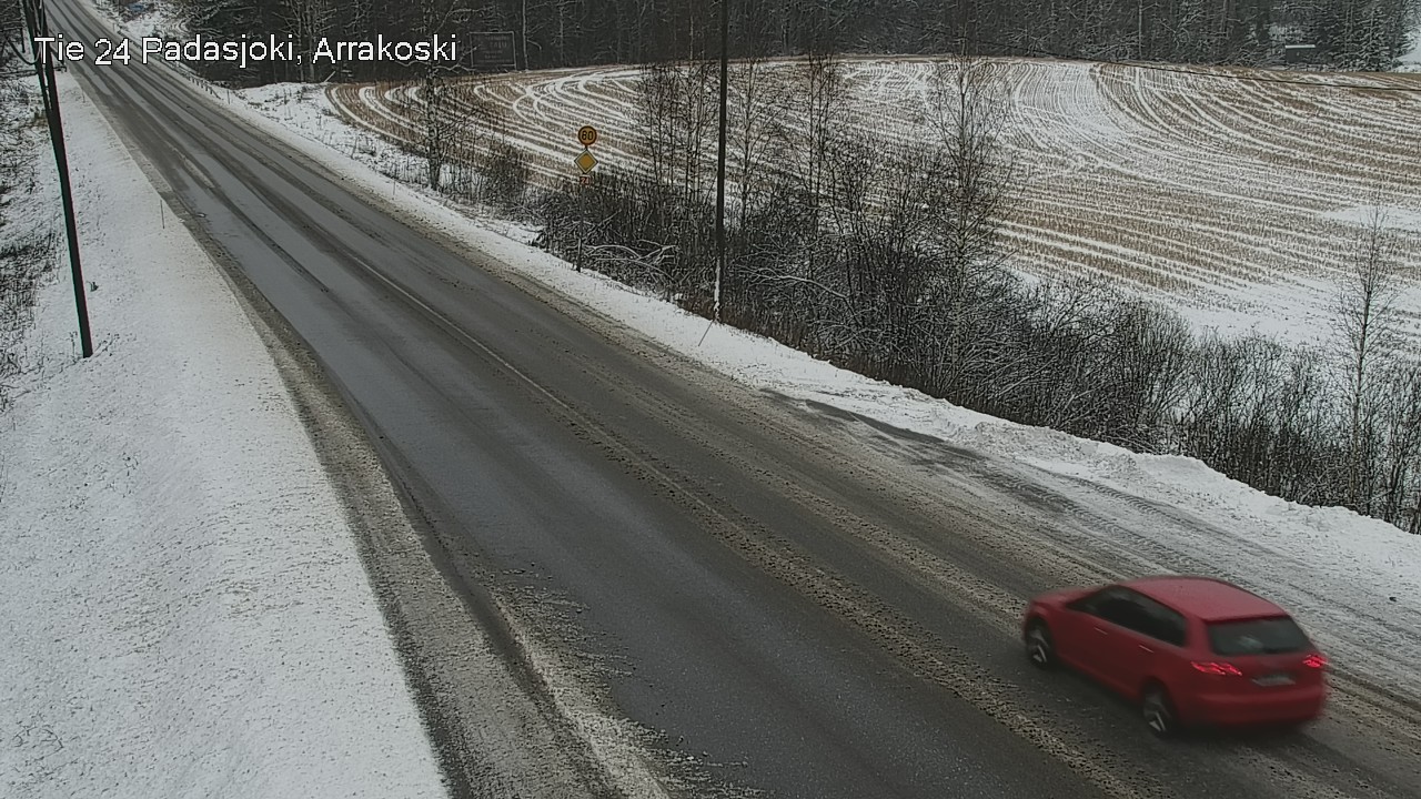 Weather Camera Image Väg 24 Padasjoki, Arrakoski, Padasjoki, Päijät-Häme