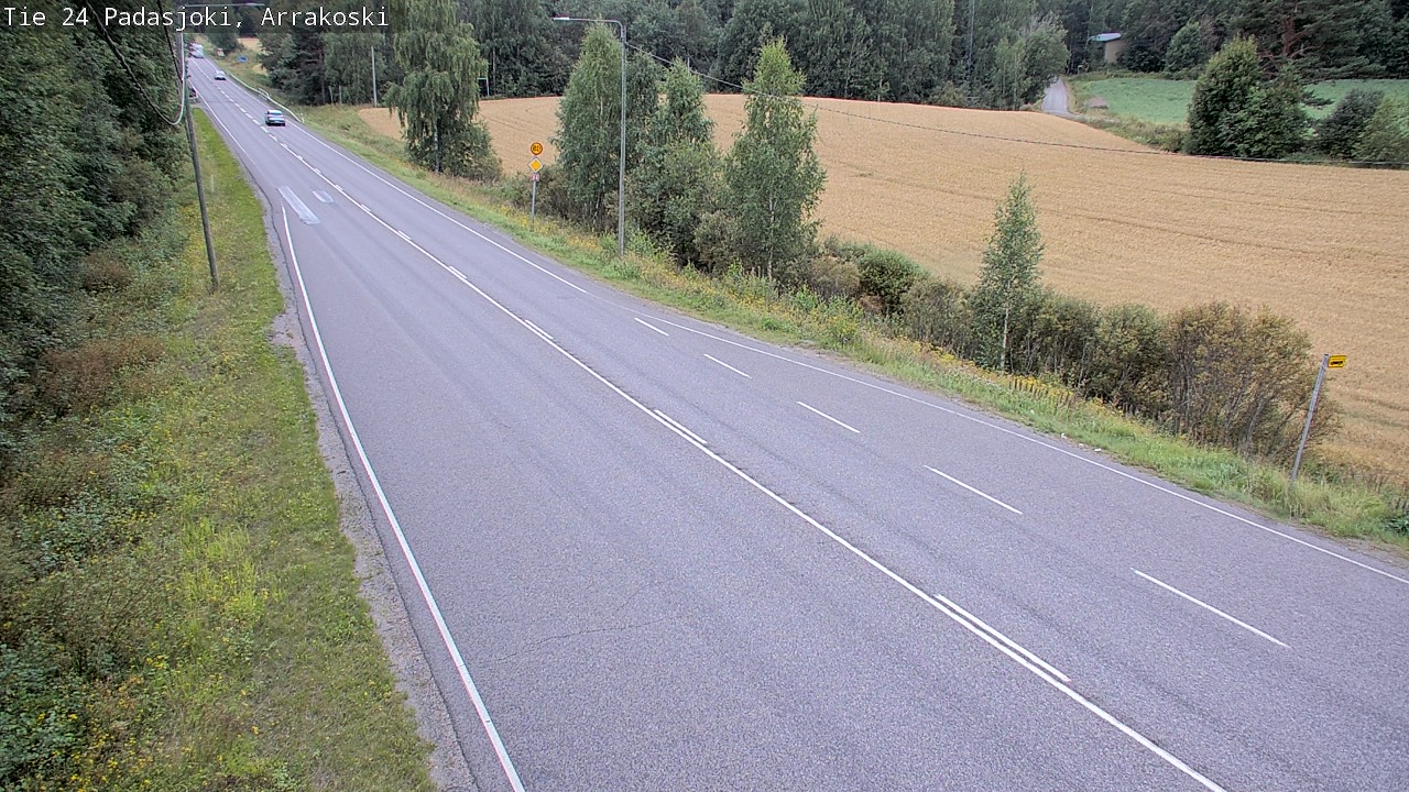 Weather Camera Image Väg 24 Padasjoki, Arrakoski, Padasjoki, Päijät-Häme