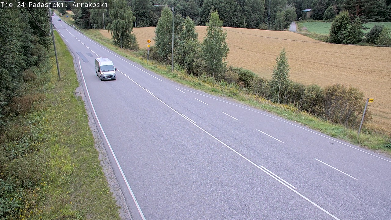 Weather Camera Image Road 24 Padasjoki, Arrakoski, Padasjoki, Päijät-Häme