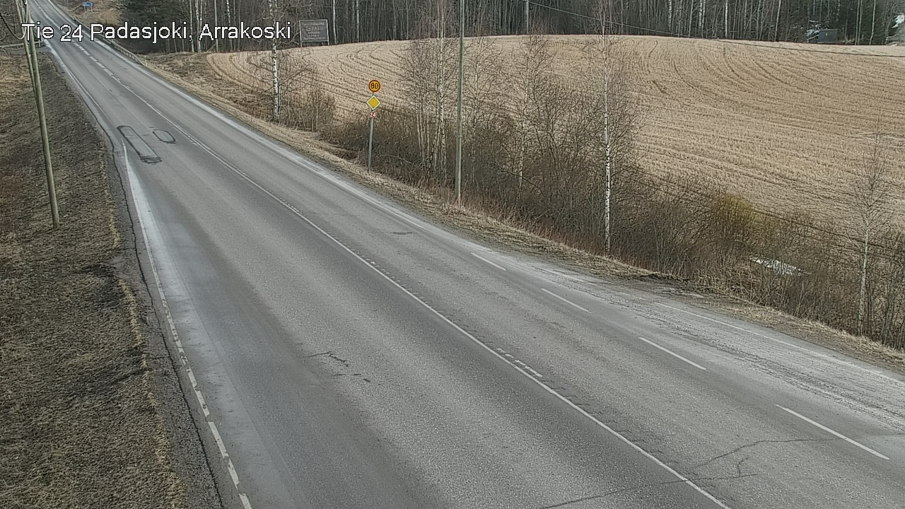 Weather Camera Image Road 24 Padasjoki, Arrakoski, Padasjoki, Päijät-Häme