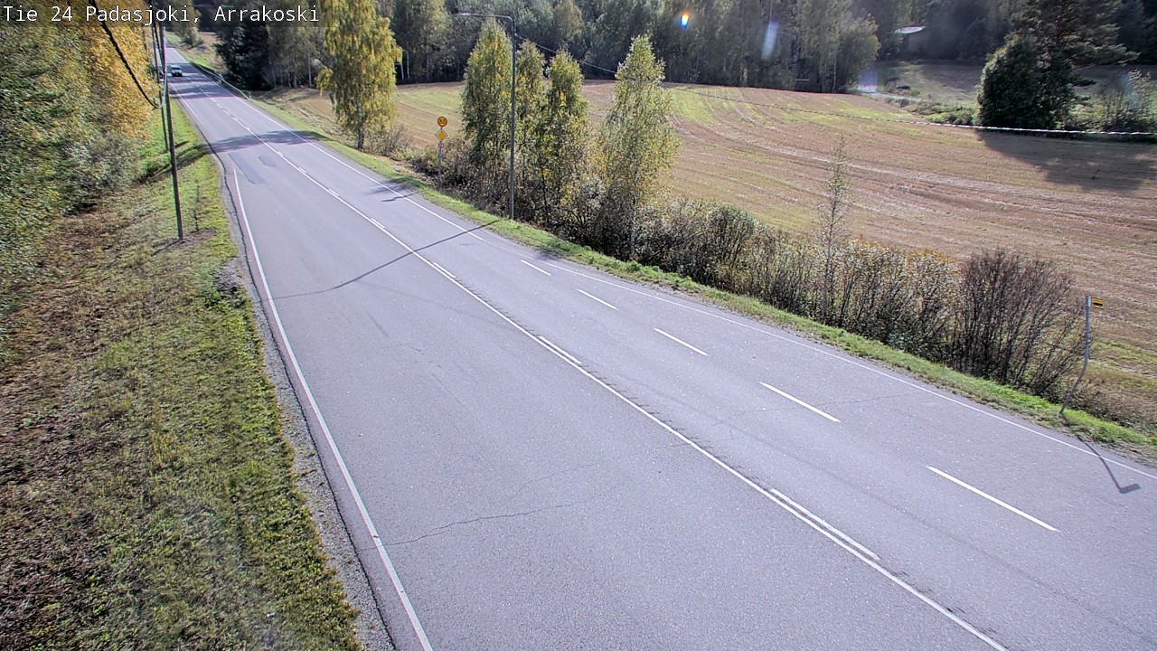 Weather Camera Image Road 24 Padasjoki, Arrakoski, Padasjoki, Päijät-Häme