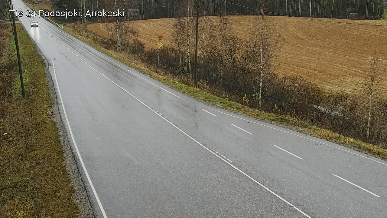 Weather Camera Image Road 24 Padasjoki, Arrakoski, Padasjoki, Päijät-Häme