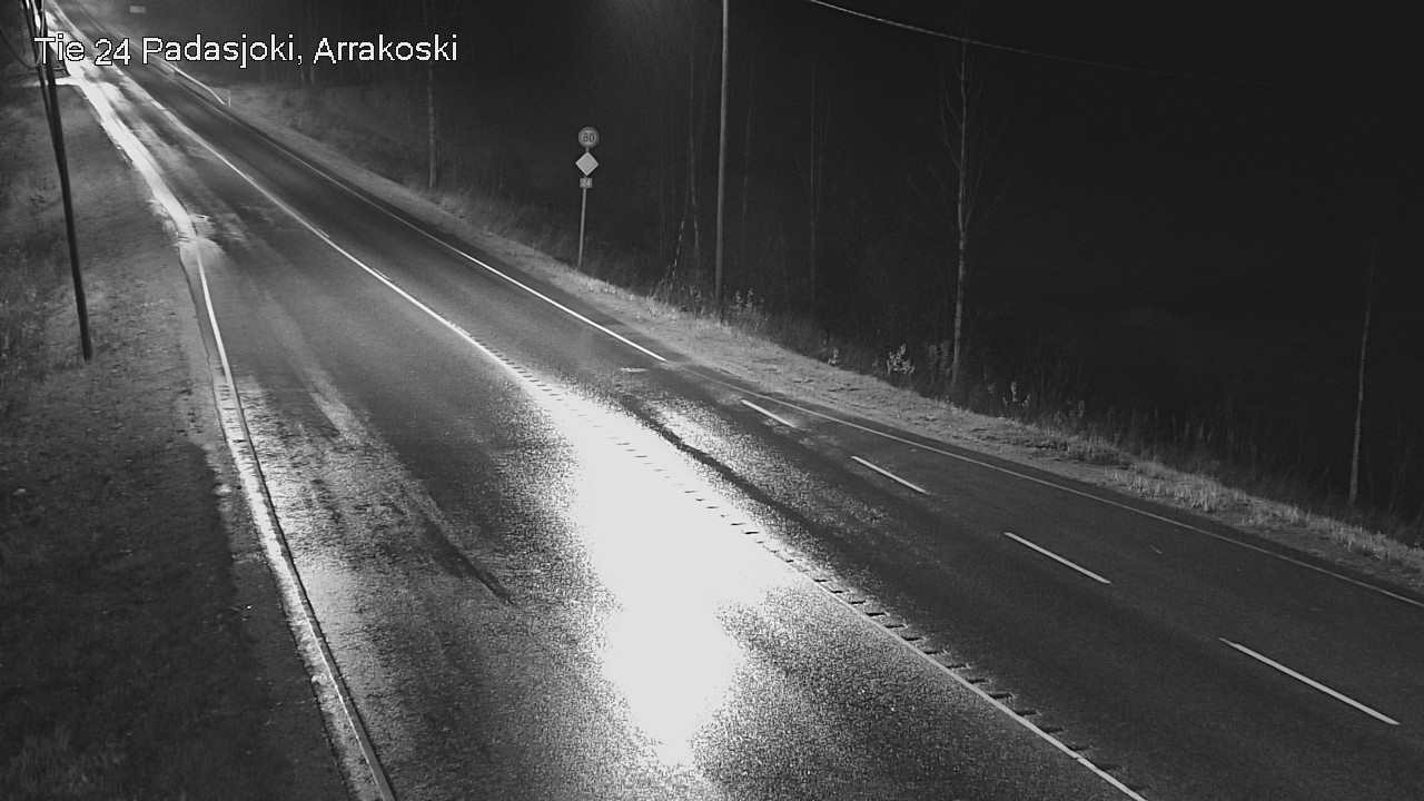 Weather Camera Image Väg 24 Padasjoki, Arrakoski, Padasjoki, Päijät-Häme