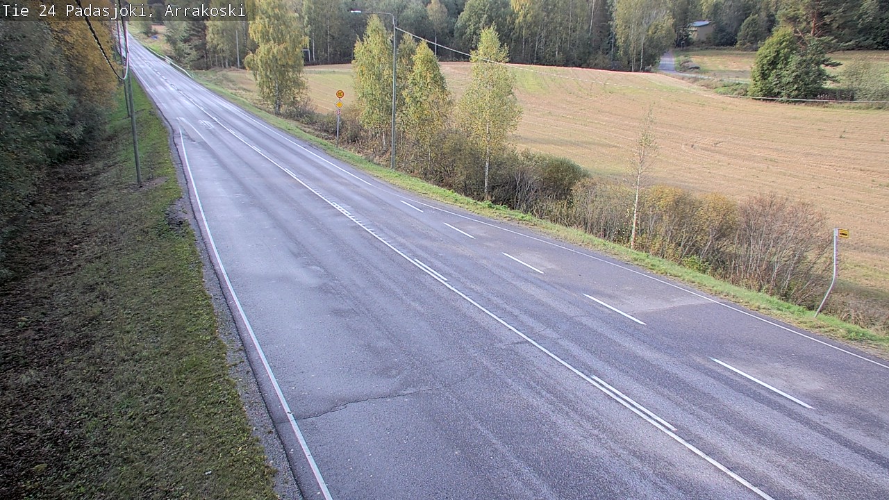 Weather Camera Image Road 24 Padasjoki, Arrakoski, Padasjoki, Päijät-Häme
