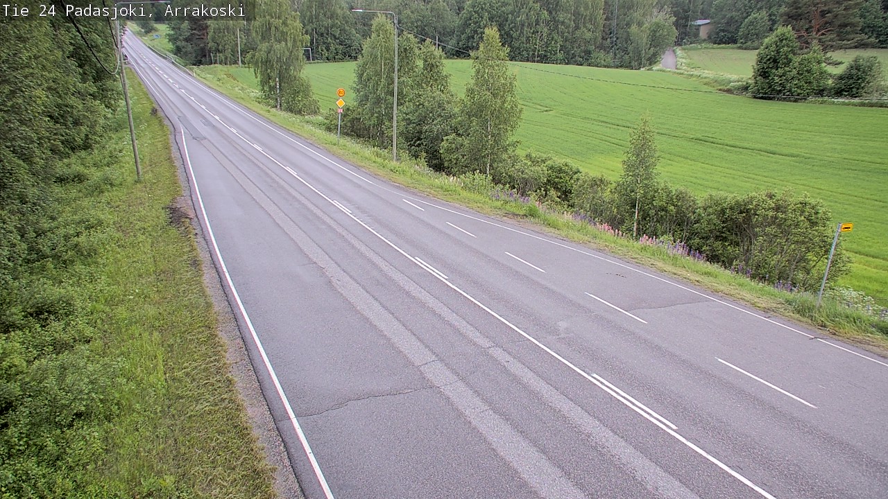 Kelikamerat Kuva Tie 24 Padasjoki, Arrakoski, Padasjoki, Päijät-Häme