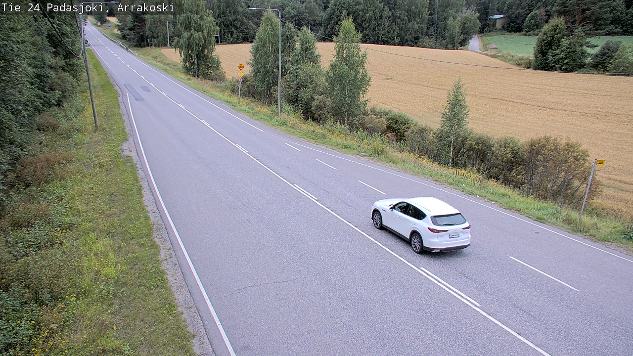 Weather Camera Image Road 24 Padasjoki, Arrakoski, Padasjoki, Päijät-Häme