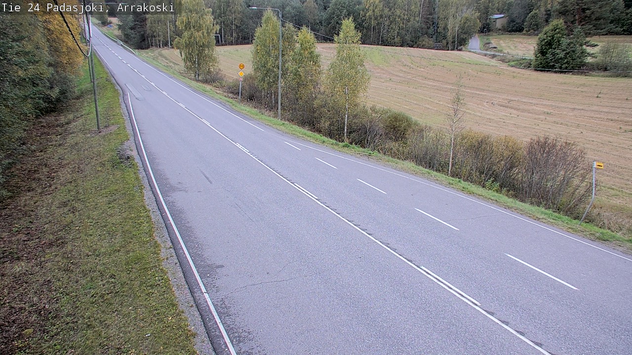 Weather Camera Image Road 24 Padasjoki, Arrakoski, Padasjoki, Päijät-Häme