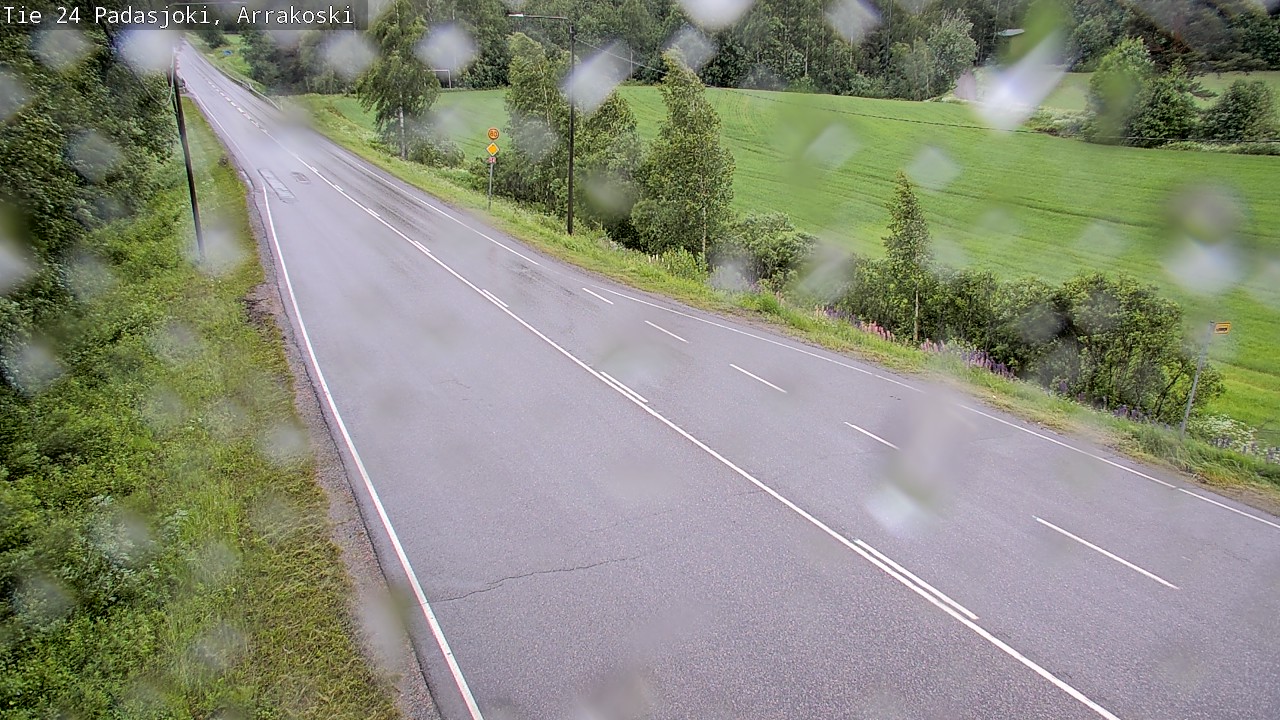 Weather Camera Image Väg 24 Padasjoki, Arrakoski, Padasjoki, Päijät-Häme