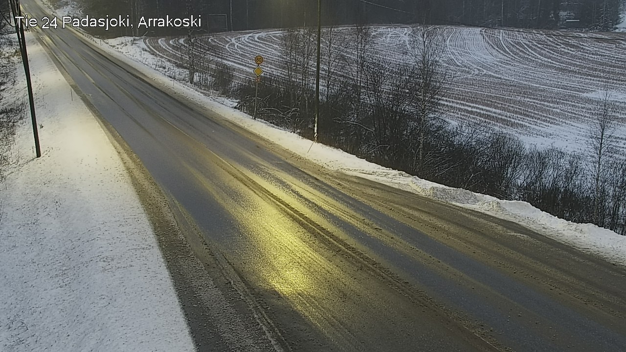 Weather Camera Image Väg 24 Padasjoki, Arrakoski, Padasjoki, Päijät-Häme
