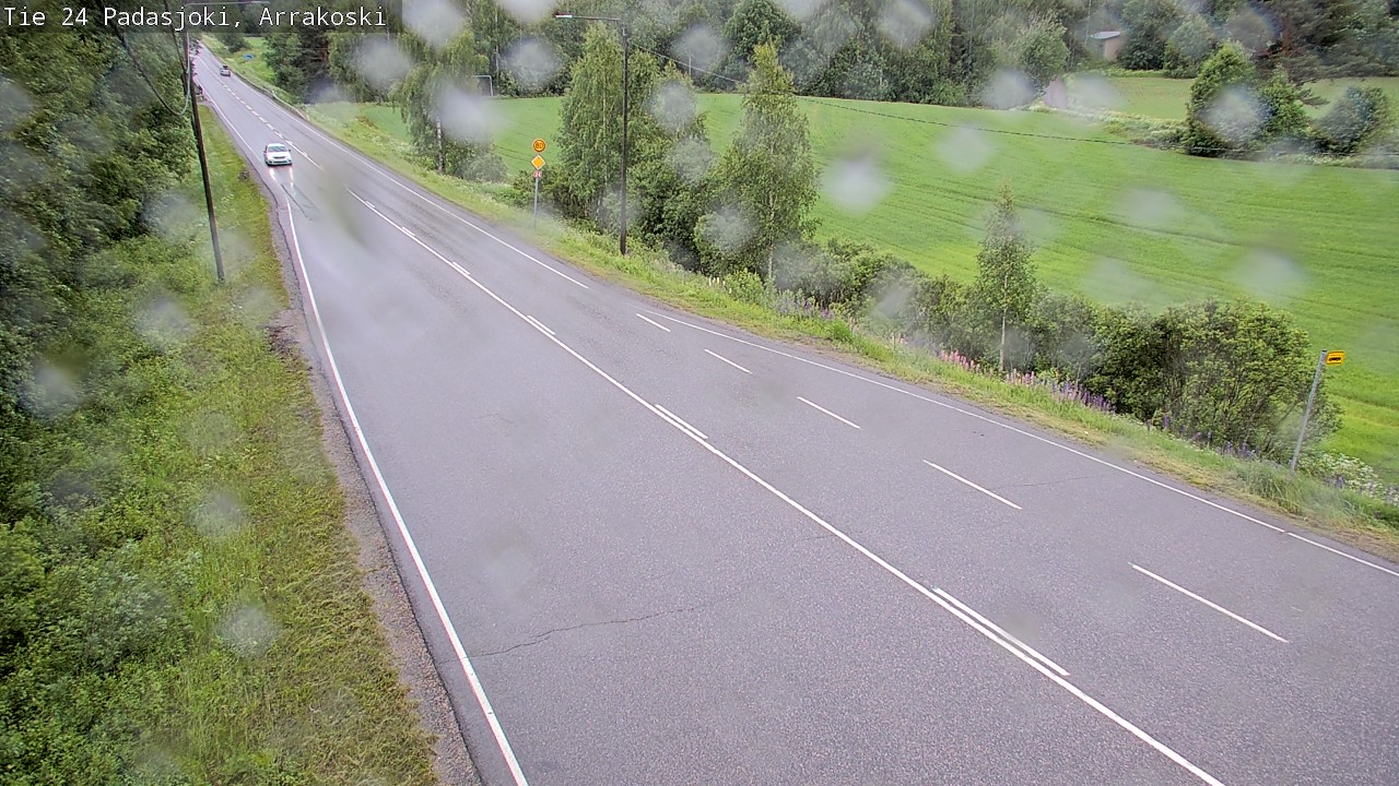 Weather Camera Image Väg 24 Padasjoki, Arrakoski, Padasjoki, Päijät-Häme
