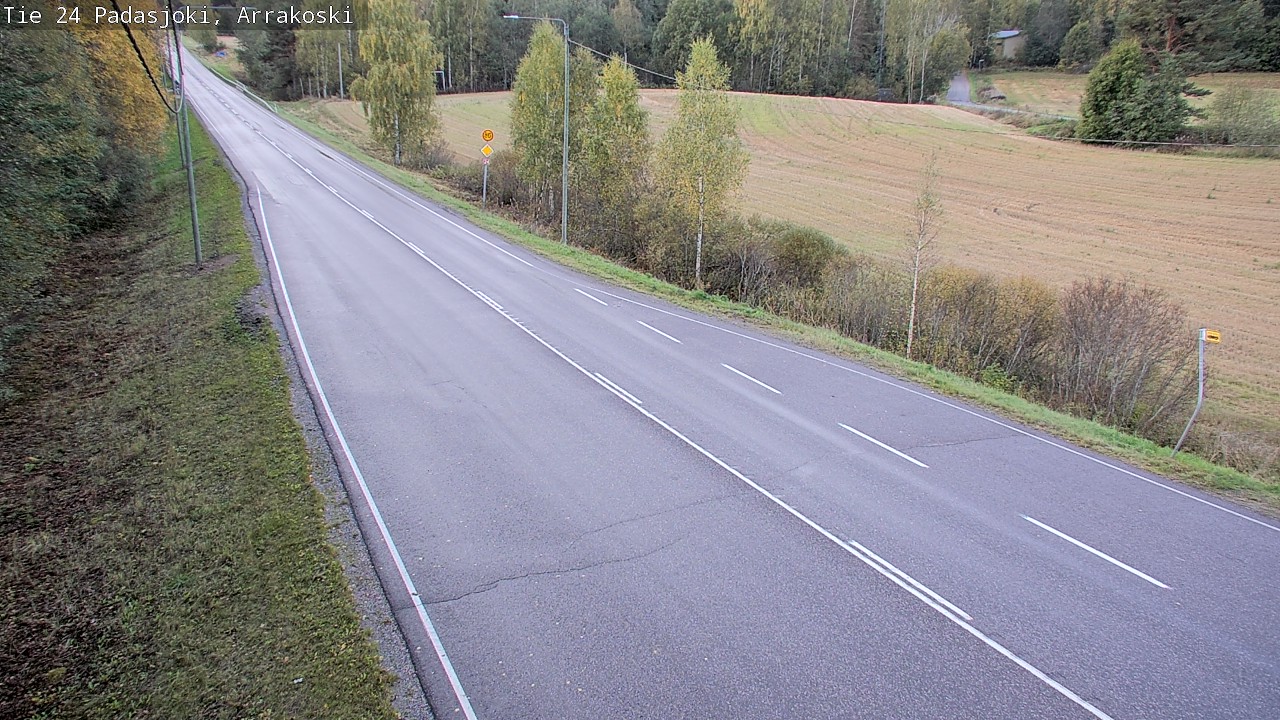Weather Camera Image Road 24 Padasjoki, Arrakoski, Padasjoki, Päijät-Häme