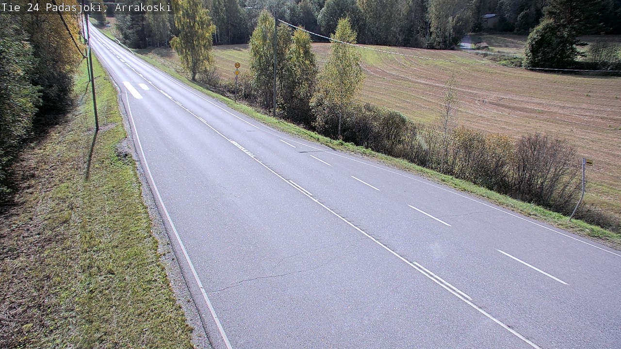 Weather Camera Image Road 24 Padasjoki, Arrakoski, Padasjoki, Päijät-Häme