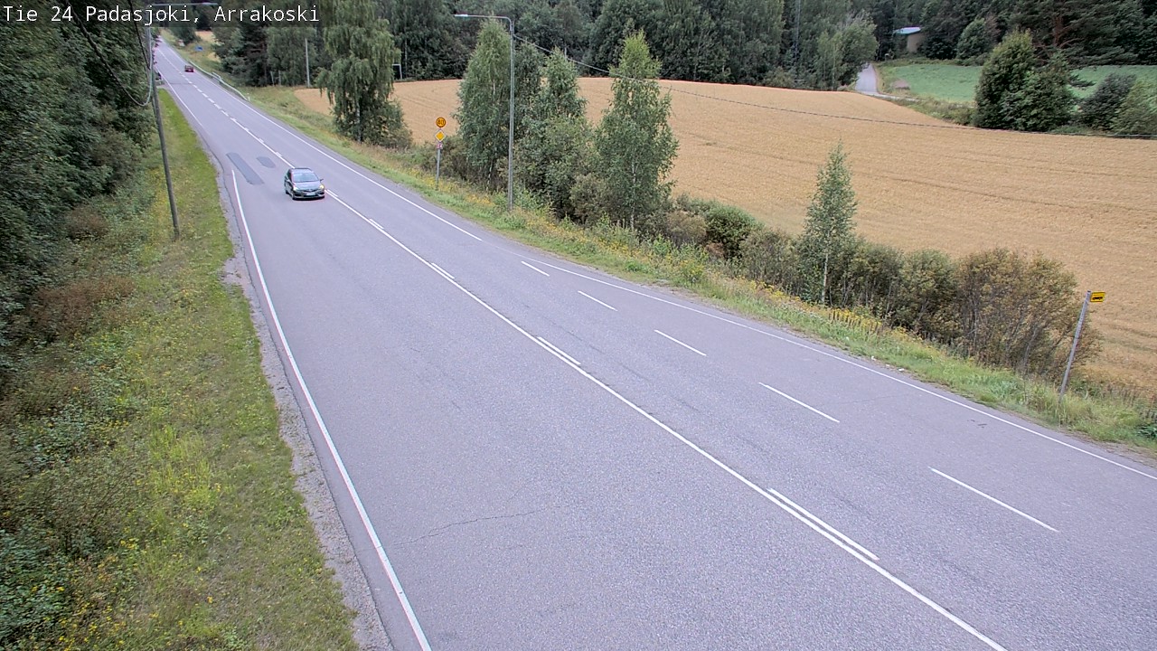 Weather Camera Image Road 24 Padasjoki, Arrakoski, Padasjoki, Päijät-Häme