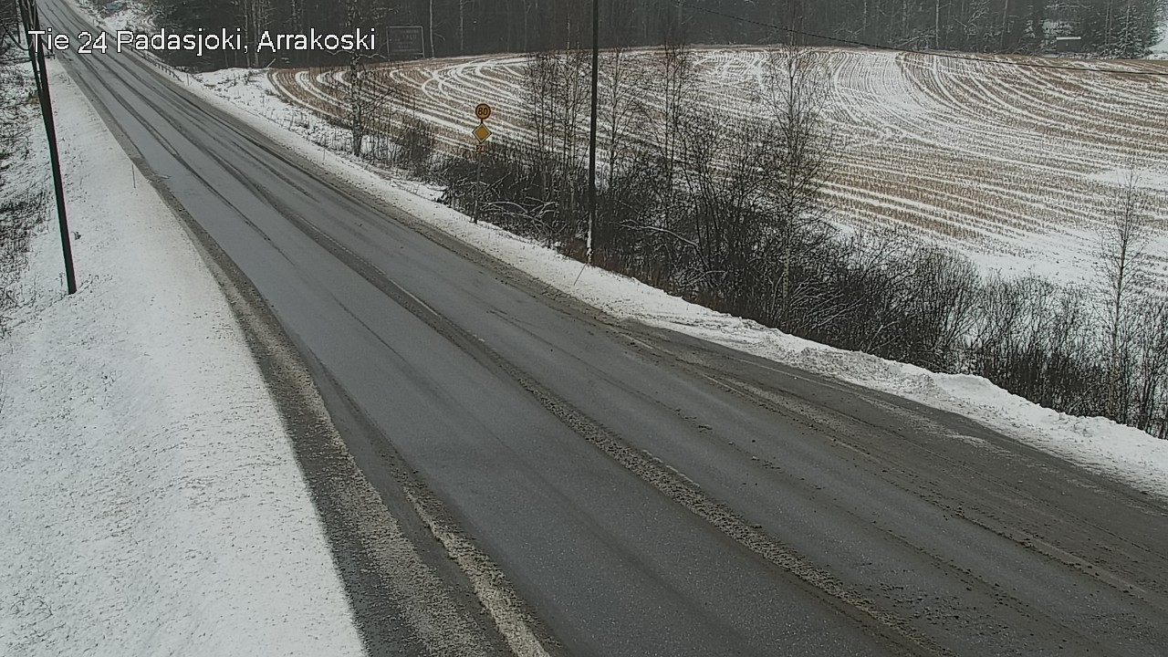 Weather Camera Image Väg 24 Padasjoki, Arrakoski, Padasjoki, Päijät-Häme