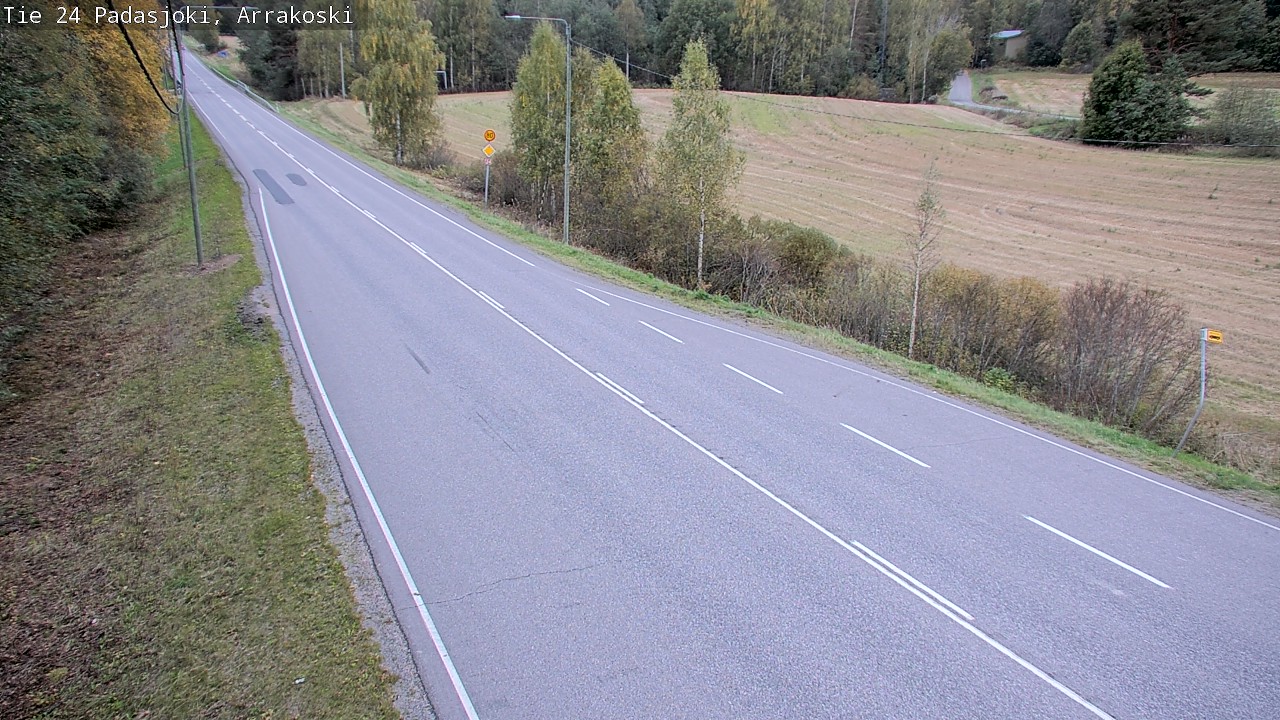 Weather Camera Image Road 24 Padasjoki, Arrakoski, Padasjoki, Päijät-Häme