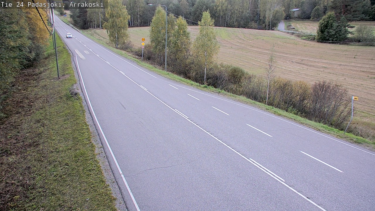 Weather Camera Image Road 24 Padasjoki, Arrakoski, Padasjoki, Päijät-Häme