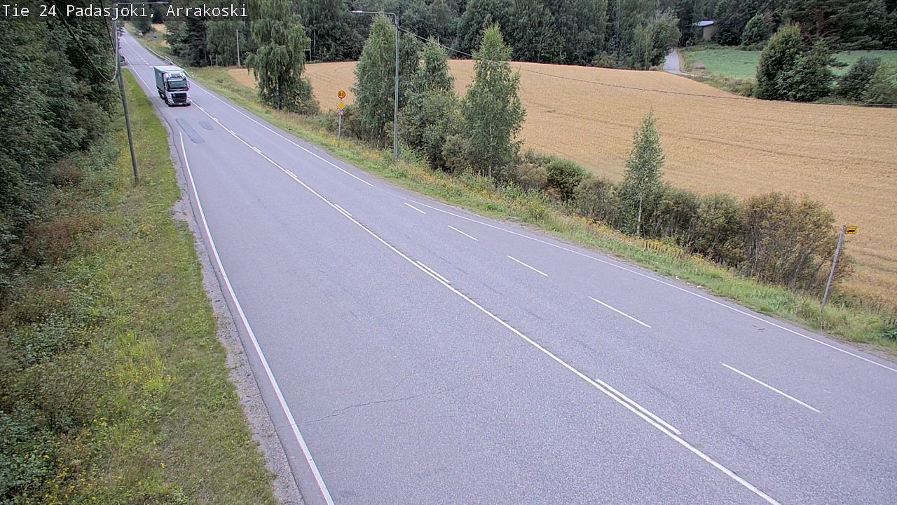 Weather Camera Image Road 24 Padasjoki, Arrakoski, Padasjoki, Päijät-Häme