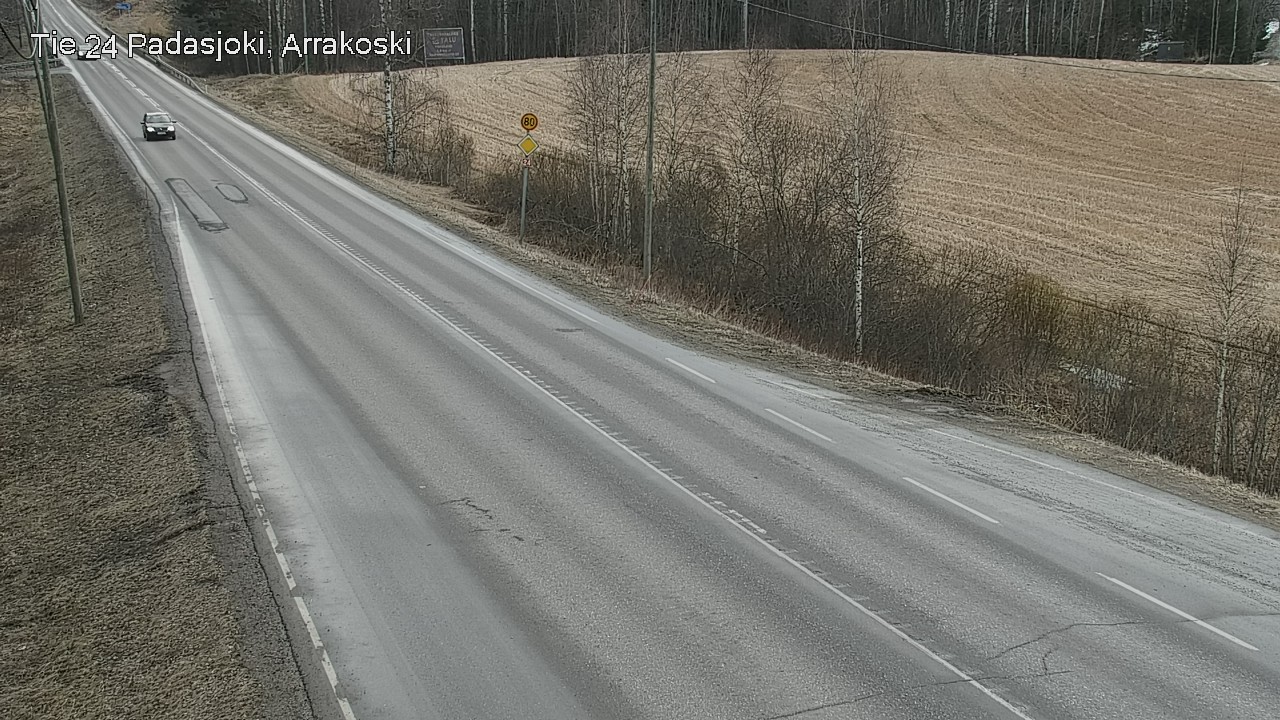 Weather Camera Image Road 24 Padasjoki, Arrakoski, Padasjoki, Päijät-Häme