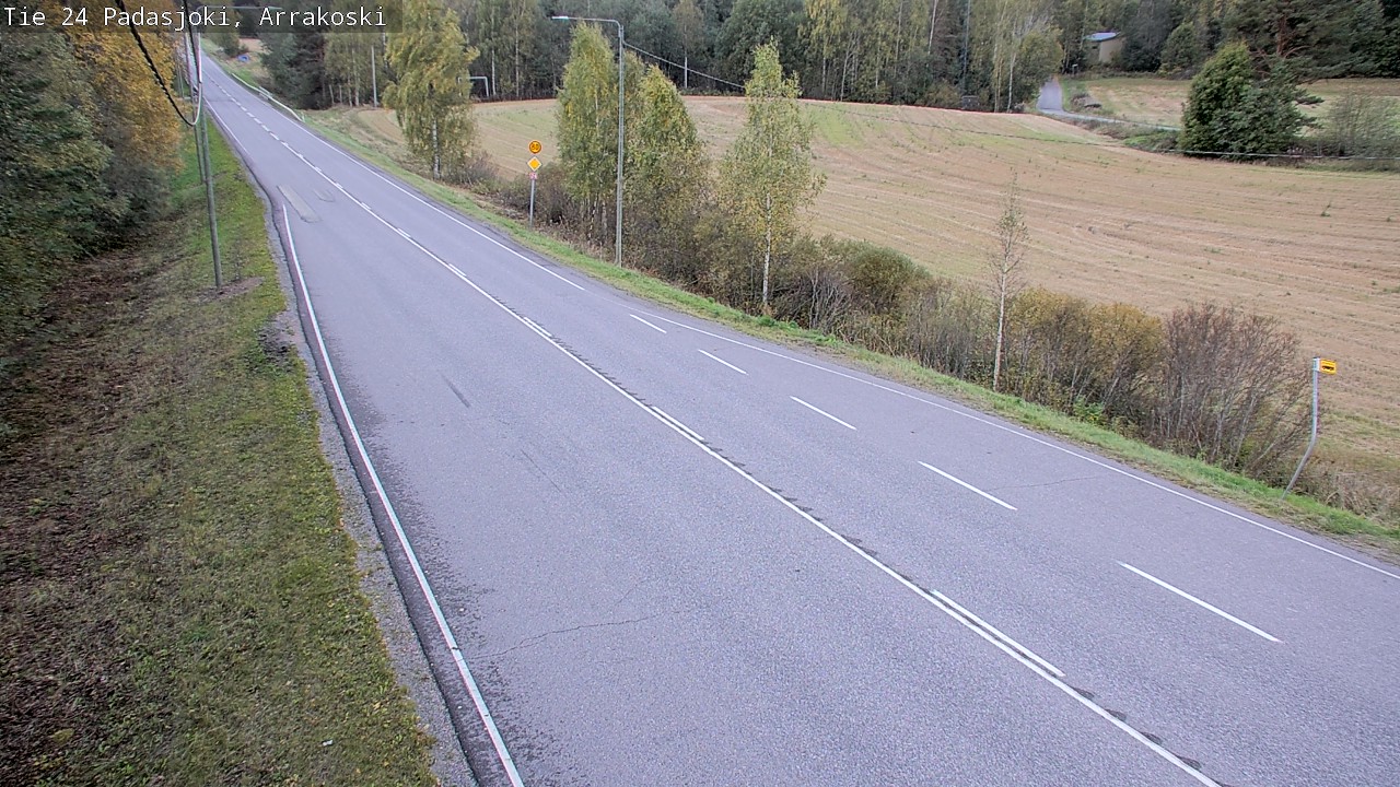 Weather Camera Image Road 24 Padasjoki, Arrakoski, Padasjoki, Päijät-Häme