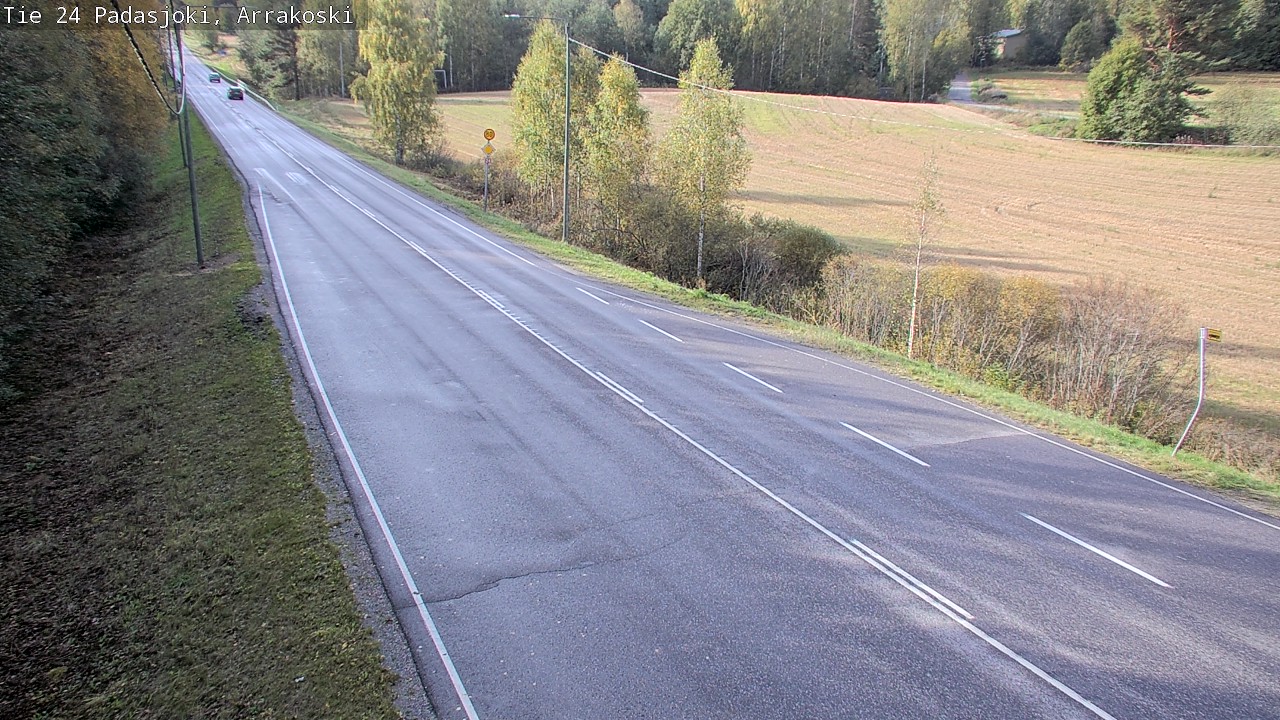 Weather Camera Image Road 24 Padasjoki, Arrakoski, Padasjoki, Päijät-Häme