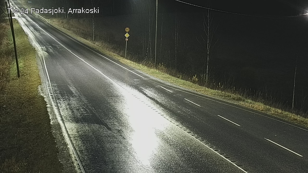 Weather Camera Image Väg 24 Padasjoki, Arrakoski, Padasjoki, Päijät-Häme