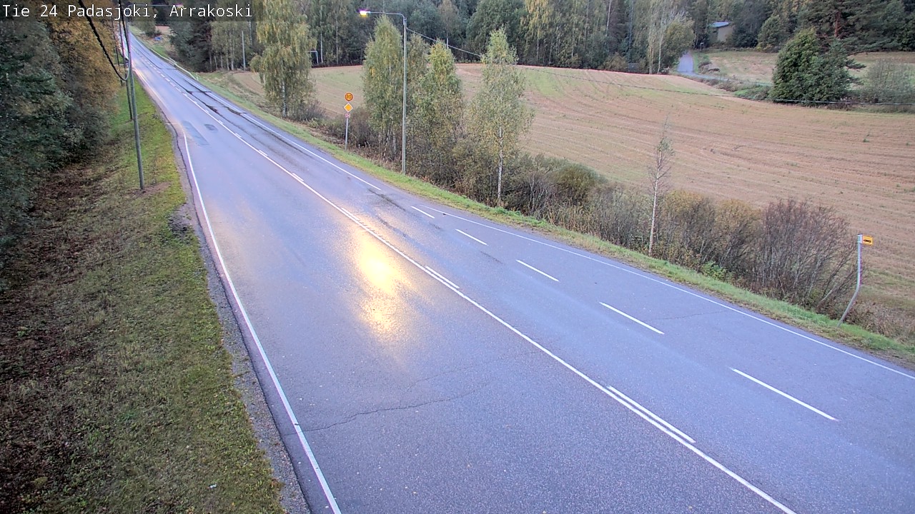 Weather Camera Image Road 24 Padasjoki, Arrakoski, Padasjoki, Päijät-Häme