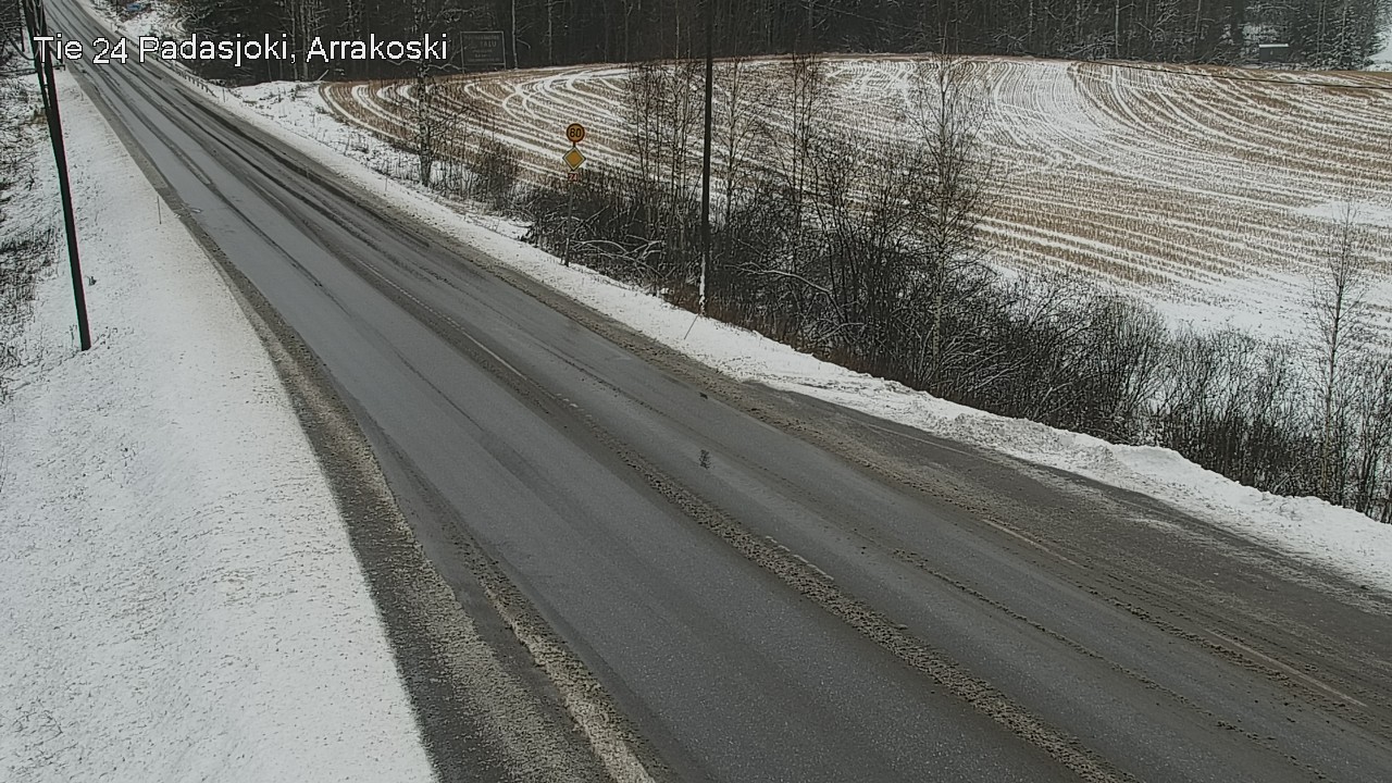 Weather Camera Image Väg 24 Padasjoki, Arrakoski, Padasjoki, Päijät-Häme