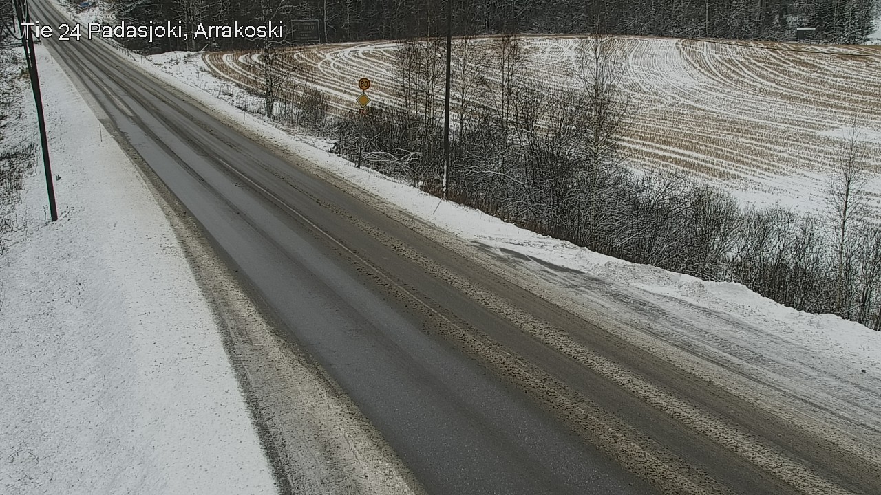 Weather Camera Image Väg 24 Padasjoki, Arrakoski, Padasjoki, Päijät-Häme