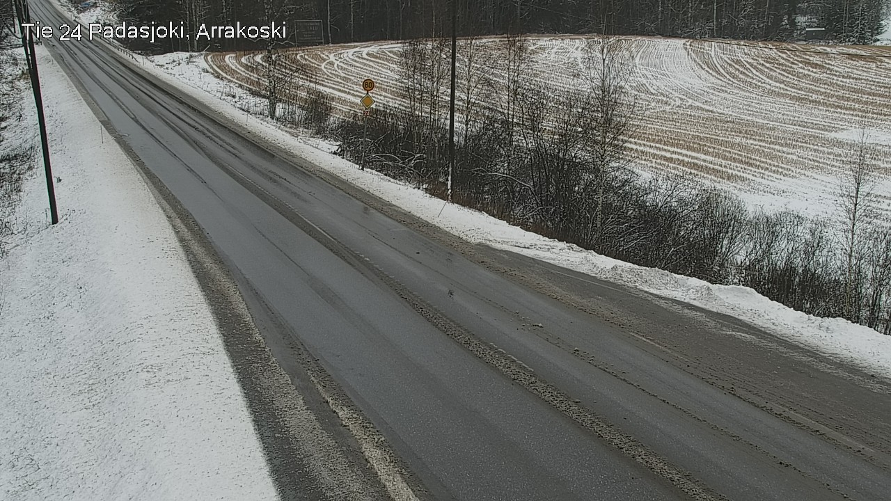 Weather Camera Image Väg 24 Padasjoki, Arrakoski, Padasjoki, Päijät-Häme