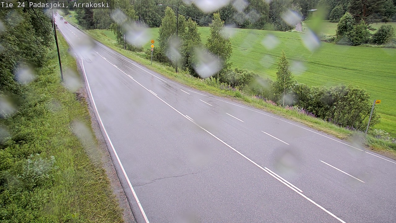 Weather Camera Image Väg 24 Padasjoki, Arrakoski, Padasjoki, Päijät-Häme