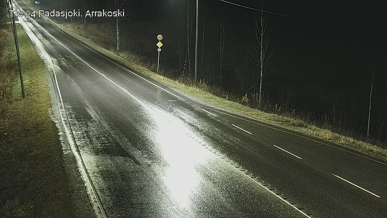 Weather Camera Image Väg 24 Padasjoki, Arrakoski, Padasjoki, Päijät-Häme