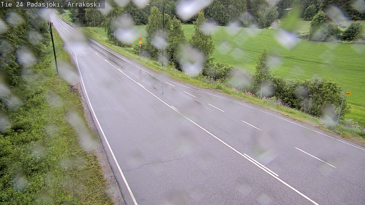 Weather Camera Image Väg 24 Padasjoki, Arrakoski, Padasjoki, Päijät-Häme