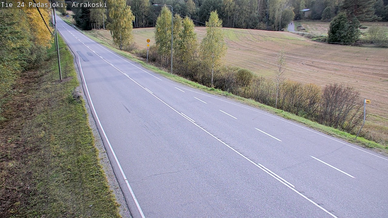 Weather Camera Image Road 24 Padasjoki, Arrakoski, Padasjoki, Päijät-Häme