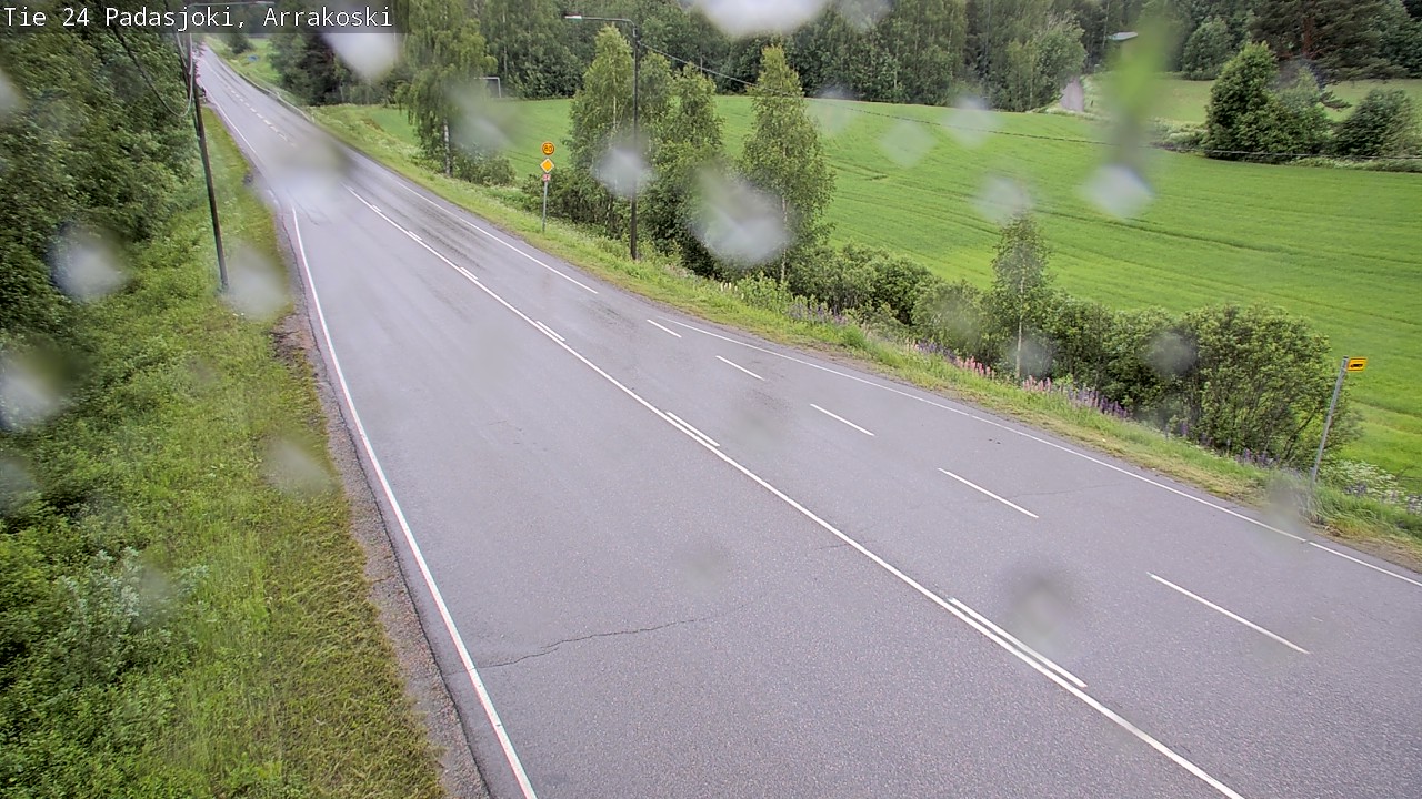 Weather Camera Image Väg 24 Padasjoki, Arrakoski, Padasjoki, Päijät-Häme